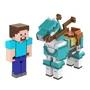 Mattel Coffret de 2 Figurines Minecraft Assorties de 8 cm