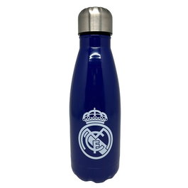 CYP BRANDS Gourde Isotherme en Acier Inoxidable 550ml, Série Real Madrid, 6.5x6.5x21.8cm, Sans BPA, Idéale pour Boissons Froides