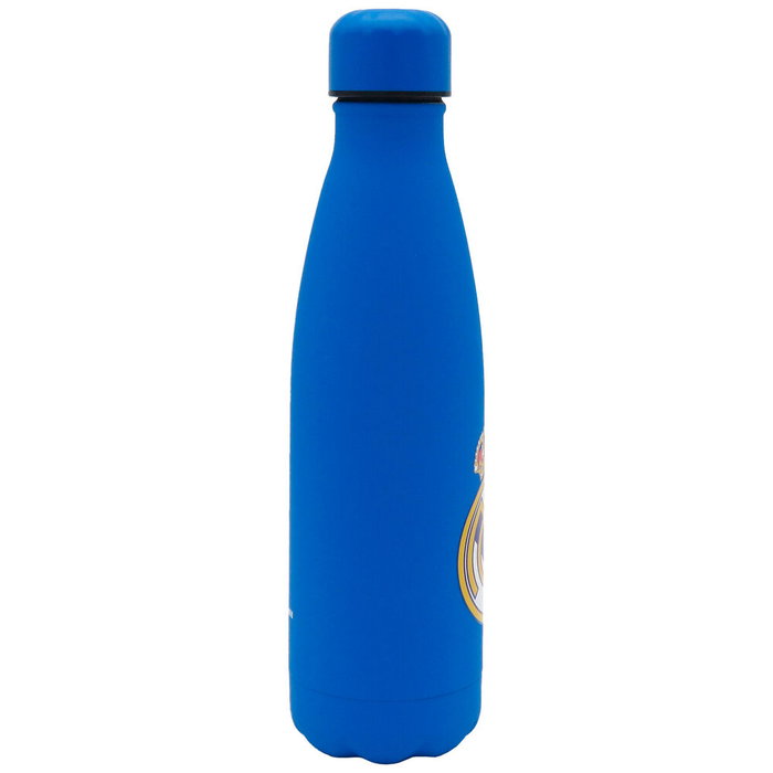 CYP BRANDS Gourde isotherme en acier inoxidable 500ml avec logo Real Madrid, maintient chaud 12h et froid 24h sans BPA, bouchon étanche