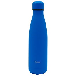 CYP BRANDS Gourde isotherme en acier inoxidable 500ml avec logo Real Madrid, maintient chaud 12h et froid 24h sans BPA, bouchon étanche