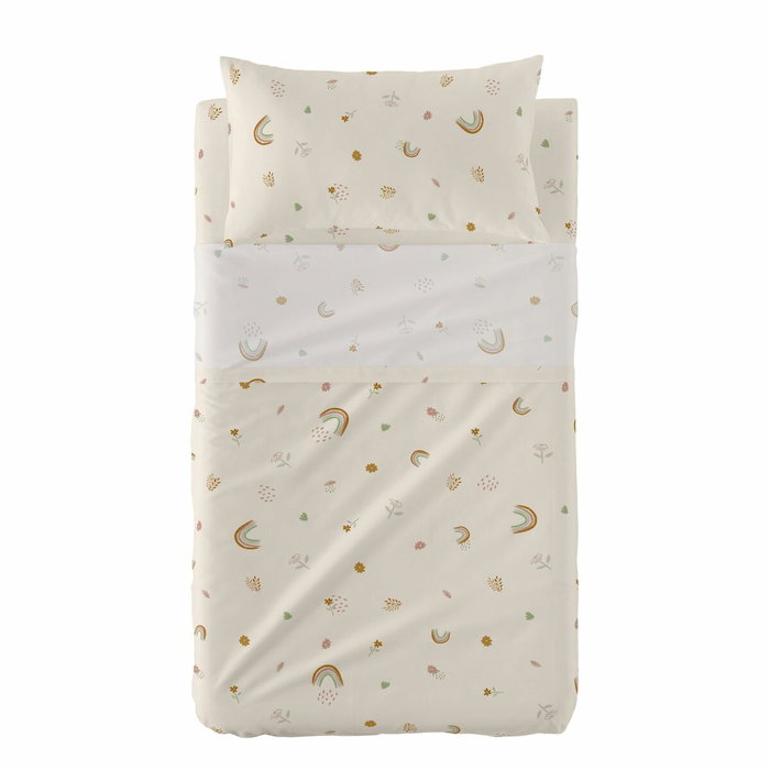 Jeu de draps HappyFriday HF Mini Iris Multicouleur Lit 1 persone 2 Pièces Jeu de draps HappyFriday HF Mini Iris Multicouleur Lit 1 persone 2 Pièces