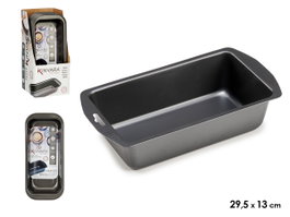 Kinvara Moule Rectangulaire en Métal 29,5 cm Gris Foncé 1 L Antiadhérent pour Four (Set de 24)