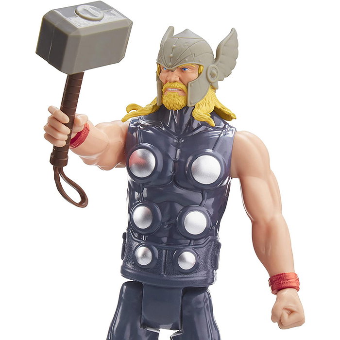 Hasbro - Figure Titan Thor - Avengers - Réf. E7879 - Figurine de collection inspirée de l'univers Marvel - Langue : espagnol Hasbro - Figure Titan Thor - Avengers - Réf. E7879 - Figurine de collection inspirée de l'univers Marvel - Langue : espagnol