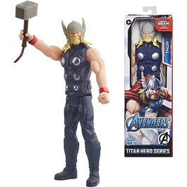 Hasbro - Figure Titan Thor - Avengers - Réf. E7879 - Figurine de collection inspirée de l'univers Marvel - Langue : espagnol