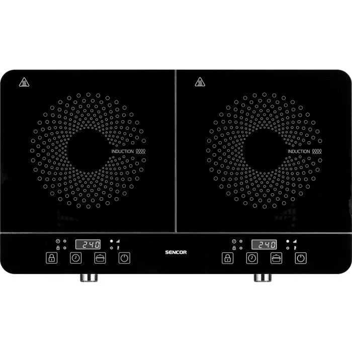 Sencor SCP 4201GY Plaque de cuisson à double induction Gris
