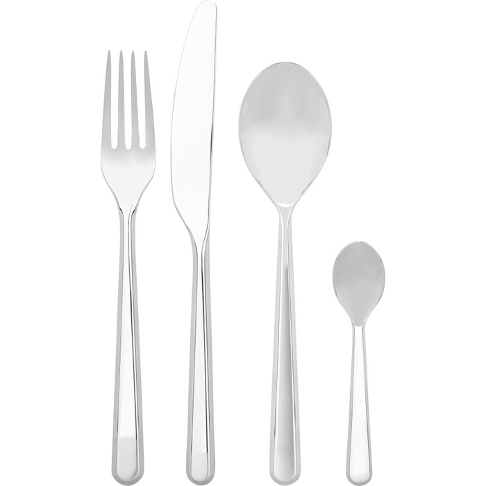 Alessi Amici Set de Couverts 24 Pièces Argent Alessi Amici Set de Couverts 24 Pièces Argent