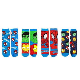 Chaussettes Spidey Multicouleur 4 paires 40
