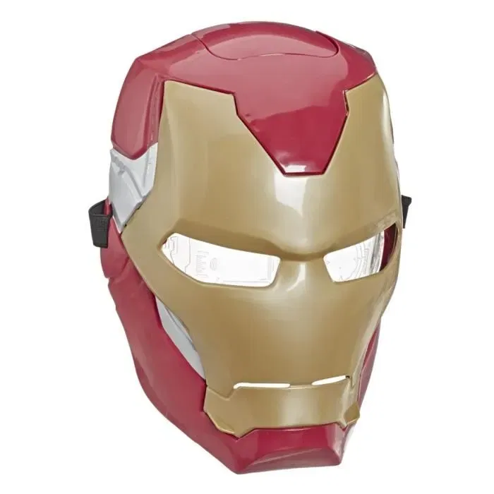Hasbro Masque électronique Iron Man Avengers avec visière mobile et effets lumineux, déguisement pour enfant dès 5 ans