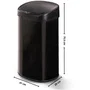 Kitchen Move Poubelle automatique MAJESTIC - 68L - Inox avec cerclage