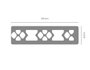 Innspiro Set de perforatrice de bordures avec cartouche fleur 10x43mm