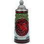 Sd Toys Tasse à bière Game of Thrones Céramique 600ml avec couvercle maison Targaryen Stark Lannister