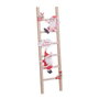 Décorations de Noël Multicouleur Bois Escalier Père Noël 12 x 1,8 x 42 cm