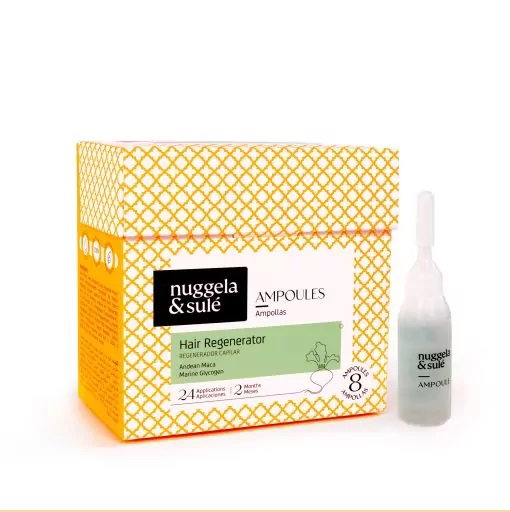 Nuggela & Sulé Ampoules régénératrices capillaires, 8 unités Nuggela & Sulé Ampoules régénératrices capillaires, 8 unités