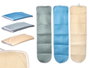Kipit Housse de Planche à Repasser Polyester 120 x 37 cm Couleurs Variées (Set de 12)