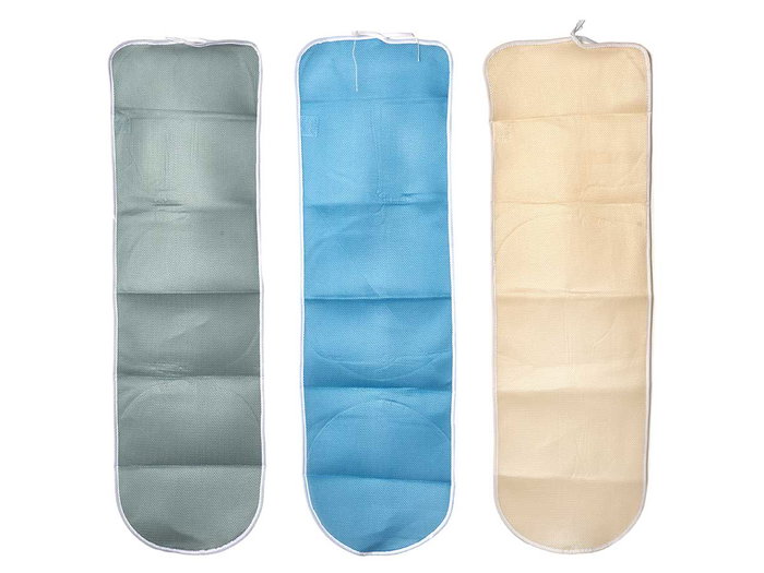 Kipit Housse de Planche à Repasser Polyester 120 x 37 cm Couleurs Variées (Set de 12)