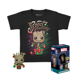 FUNKO Pop & Tee Holiday Groot Taille M Marvel