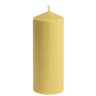 CERABELLA Bougie en cire d'abeille 8x20cm CERABELLA Bougie en cire d'abeille 8x20cm