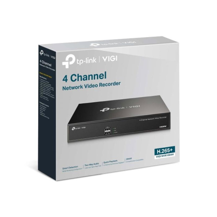 TP-Link VIGI NVR1004H V1 - Enregistreur réseau NVR 4 canaux, réseau