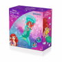 Bestway 09108 Matelas Gonflable Disney La Petite Sirène avec Poignées 158x81 cm +6 Ans Piscine Jardin