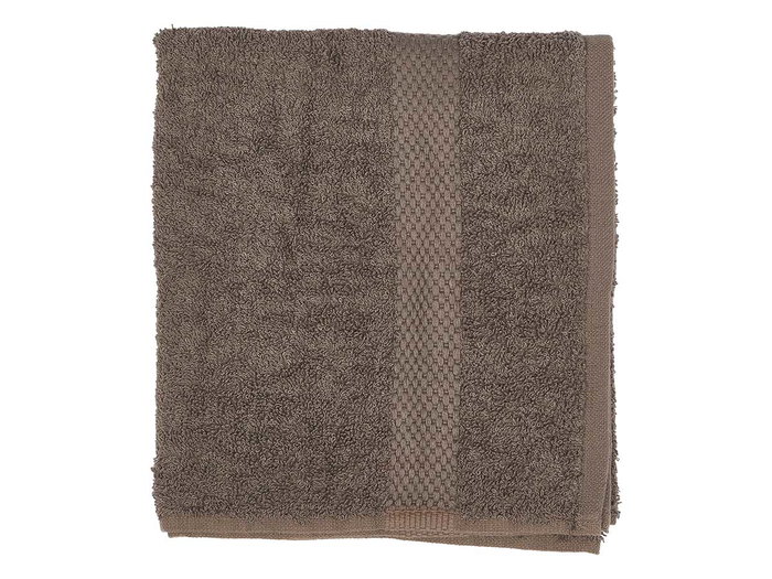 Berilo Serviette de toilette unie 50x90 cm Gris 400 g/m² 80% coton 20% polyester (Set de 24)