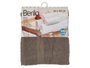 Berilo Serviette de toilette unie 50x90 cm Gris 400 g/m² 80% coton 20% polyester (Set de 24)