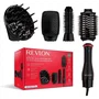 Revlon RVDR5373E Multistyler 4-en-1 pour cheveux texturés avec diffuseur, volumisateur, brosse et sèche-cheveux - 4 températures - Noir