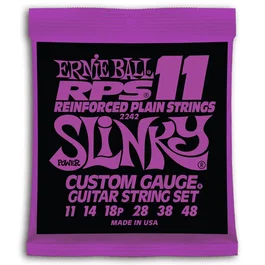 ERNIEBALL Jeu de cordes électriques Slinky Planas RPS 11-48
