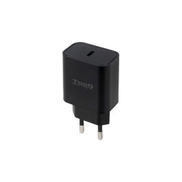 Tooq TQWC-PDUSBC20B Chargeur mural USB-C 20W Power Delivery Noir