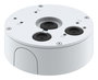 Axis T94S01P - Boîtier arrière de dérivation étanche IP66/IK10+ pour caméras réseau, avec compartiment de stockage et fixation en conduit