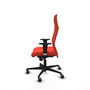 Piqueras Y Crespo Fauteuil Albacete, Orange foncé, Mécanisme Synchrone, Accoudoirs 1D