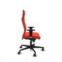 Piqueras Y Crespo Fauteuil Albacete, Orange foncé, Mécanisme Synchrone, Accoudoirs 1D