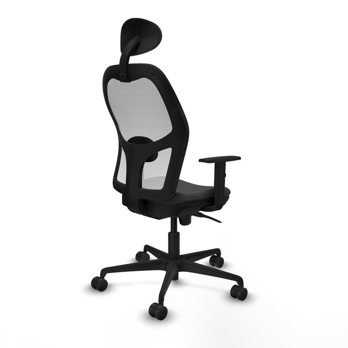 Piqueras y Crespo Chaise de Bureau avec Appui-tête 1D036N1 Gris foncé Piqueras y Crespo Chaise de Bureau avec Appui-tête 1D036N1 Gris foncé