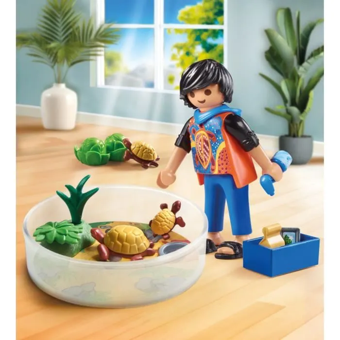 Playmobil 71748 My Life - Garçon avec famille de tortues dans un terrarium - 20 pièces - À partir de 4 ans Playmobil 71748 My Life - Garçon avec famille de tortues dans un terrarium - 20 pièces - À partir de 4 ans