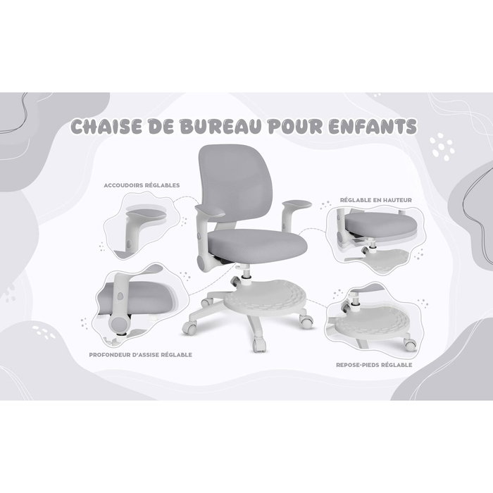 Mark Adler Chaise de Bureau MA-JUNIOR 5.0 GREY Gris Mark Adler Chaise de Bureau MA-JUNIOR 5.0 GREY Gris