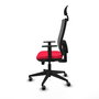 Chaise de Bureau avec Appui-tête Piqueras y Crespo 1D066G1 Rouge