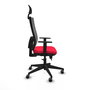 Chaise de Bureau avec Appui-tête Piqueras y Crespo 1D066G1 Rouge