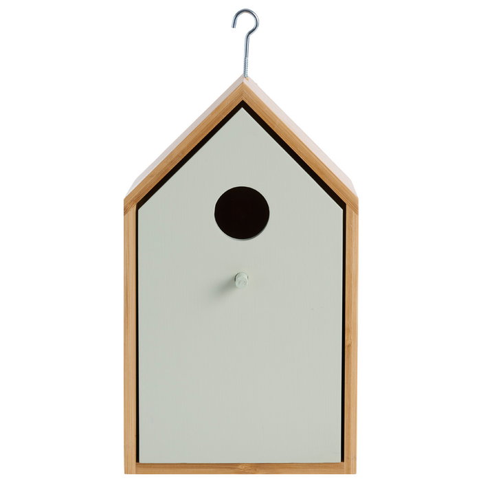 Grouw Maison pour oiseaux en bambou (H. 25 cm)