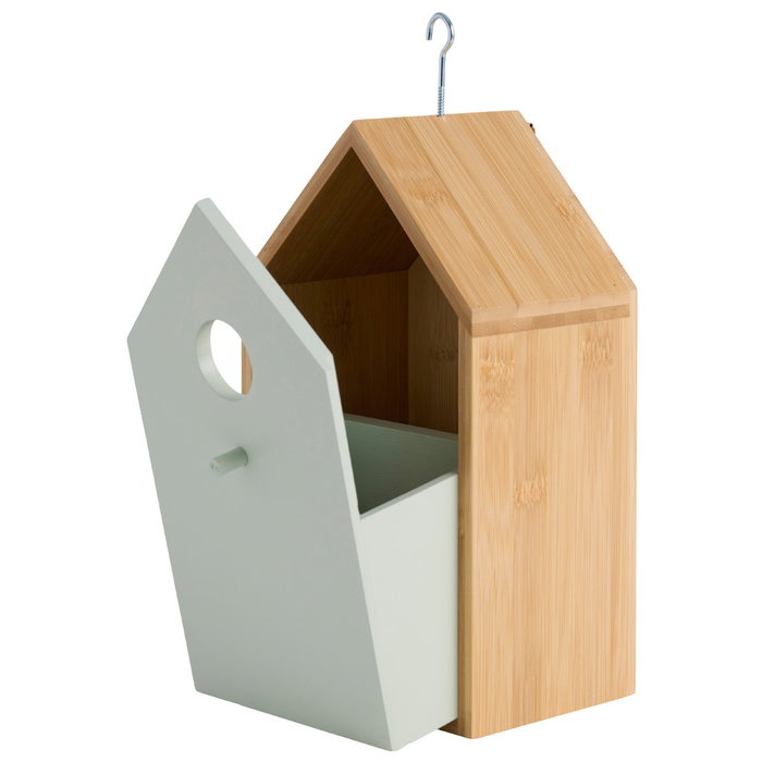 Grouw Maison pour oiseaux en bambou (H. 25 cm)