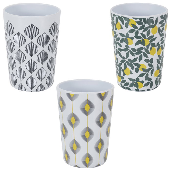 Home Deco Factory Verre 200 ml ZESTE en Mélamine, Modèles Assortis Home Deco Factory Verre 200 ml ZESTE en Mélamine, Modèles Assortis
