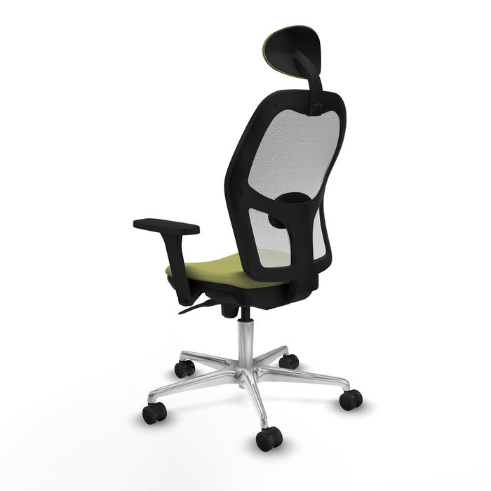 Piqueras y Crespo Chaise de Bureau 3D086N1 Vert Olive avec Appui-tête