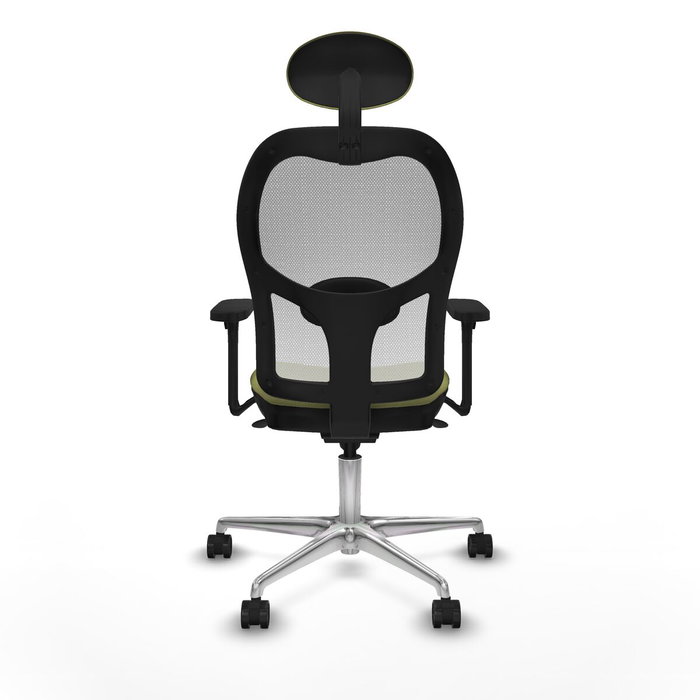 Piqueras y Crespo Chaise de Bureau 3D086N1 Vert Olive avec Appui-tête