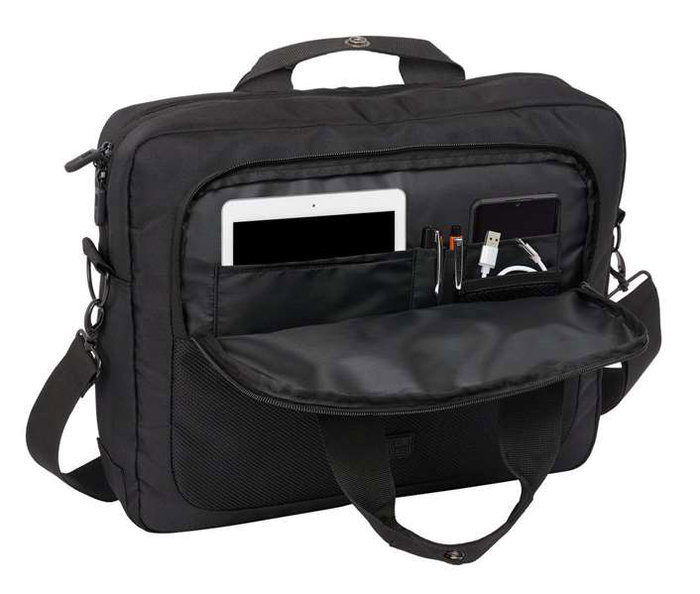 Safta Sacoche pour ordinateur portable 15,6 pouces Real Madrid Premium - 40 x 33 x 9 cm