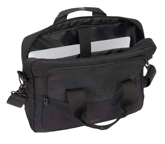 Safta Sacoche pour ordinateur portable 15,6 pouces Real Madrid Premium - 40 x 33 x 9 cm