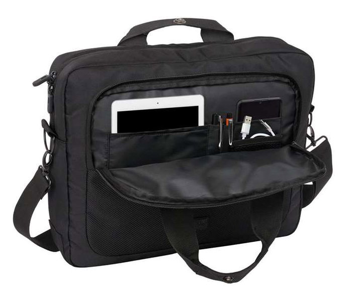 Safta Sacoche pour ordinateur portable 15,6 pouces Real Madrid Premium - 40 x 33 x 9 cm