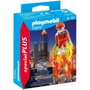 Playmobil Special Plus Super-héros - Figurine avec accessoires (flammes, boules de feu)