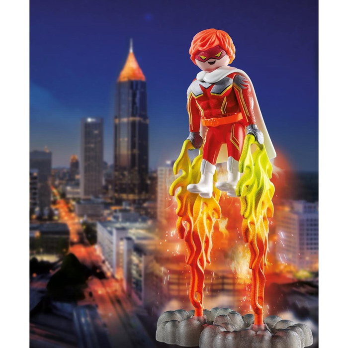 Playmobil Special Plus Super-héros - Figurine avec accessoires (flammes, boules de feu) Playmobil Special Plus Super-héros - Figurine avec accessoires (flammes, boules de feu)