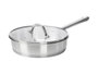 Kinvara Poêle Honda en Acier Inoxydable 24 cm avec Couvercle en Verre (Set de 6)
