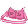Barbie Sac à main bandoulière pour enfant Fancy 2.0 Varsity en PVC avec intérieur polyester, dimensions 6,5 x 23,5 x109 cm, âge minimum 3 ans
