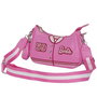Barbie Sac à main bandoulière pour enfant Fancy 2.0 Varsity en PVC avec intérieur polyester, dimensions 6,5 x 23,5 x109 cm, âge minimum 3 ans