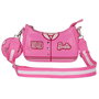 Barbie Sac à main bandoulière pour enfant Fancy 2.0 Varsity en PVC avec intérieur polyester, dimensions 6,5 x 23,5 x109 cm, âge minimum 3 ans